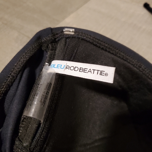 Black One Piece Ruffle Bandeau Tankini Top - Picture 4 of 4